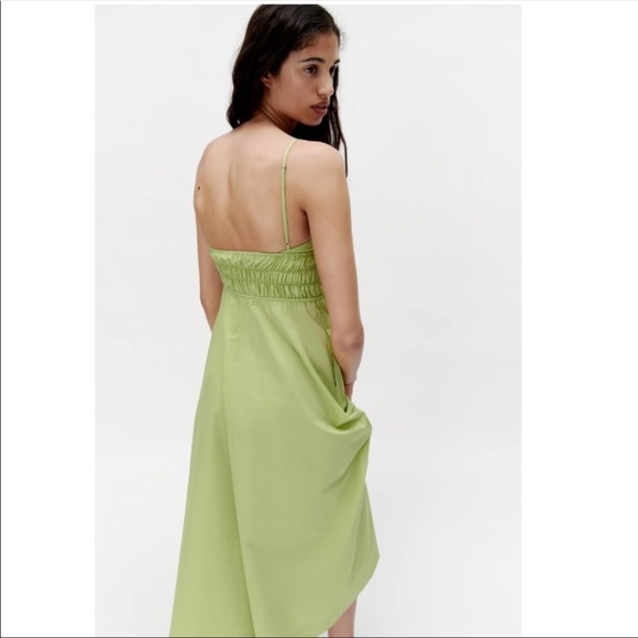 Zara Poplin Apple Green Dress - Picture 6 of 9